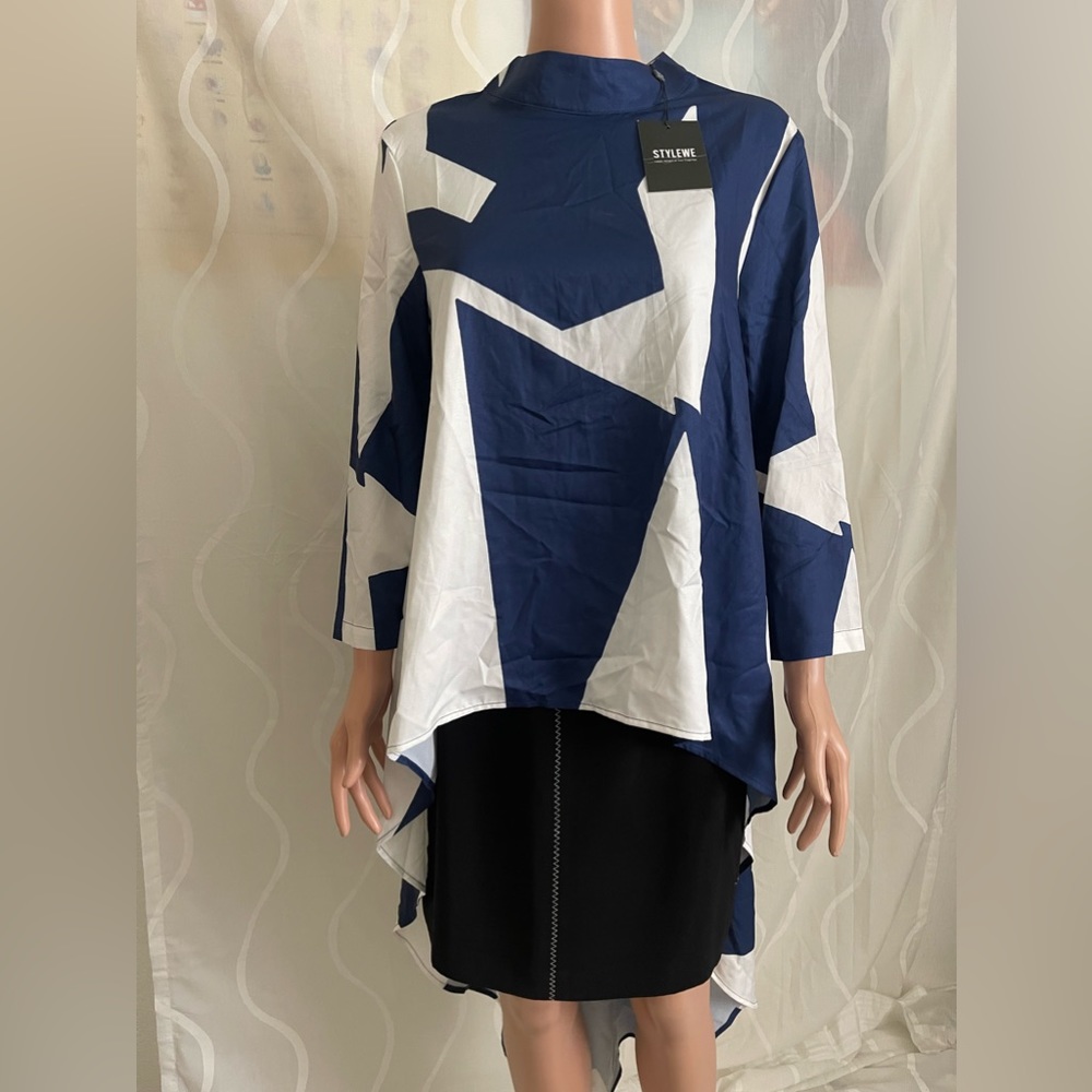 Elegante stylewe long sleeve blouse size M